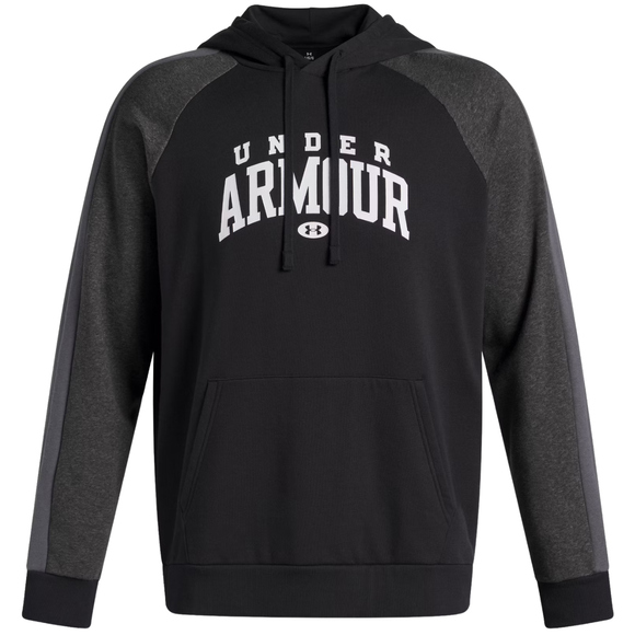 Bluza męska Under Armour Rival Fleece Colorblock Hoodie czarna 6003958 001