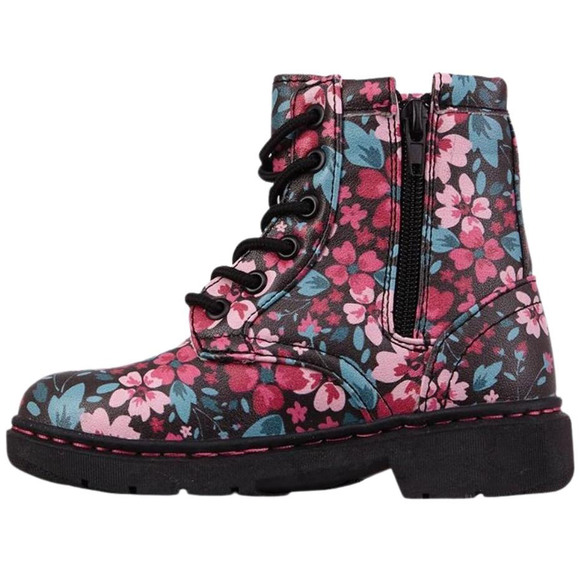 Buty dla dzieci Kappa Deenish czarno-różowe 260840FLK 1122