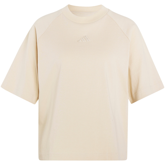 Koszulka damska adidas Kit Small Logo kremowa KT0302