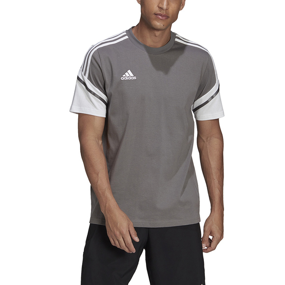 Koszulka męska adidas Condivo 22 Tee szaro-biała HD2316