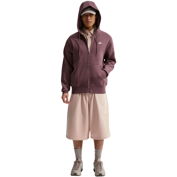 Bluza męska Nike Club BB FZ Hoodie brązowa FN3861 502