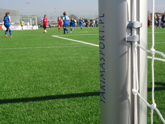Bramka do piłki nożnej 5 x 2 m aluminiowa przenośna
