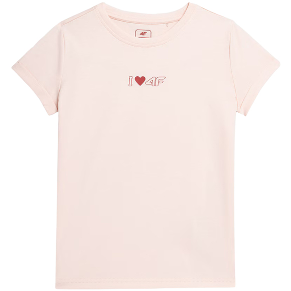 Koszulka dla dziewczynki 4F jasny róż HJZ22 JTSD005 56S