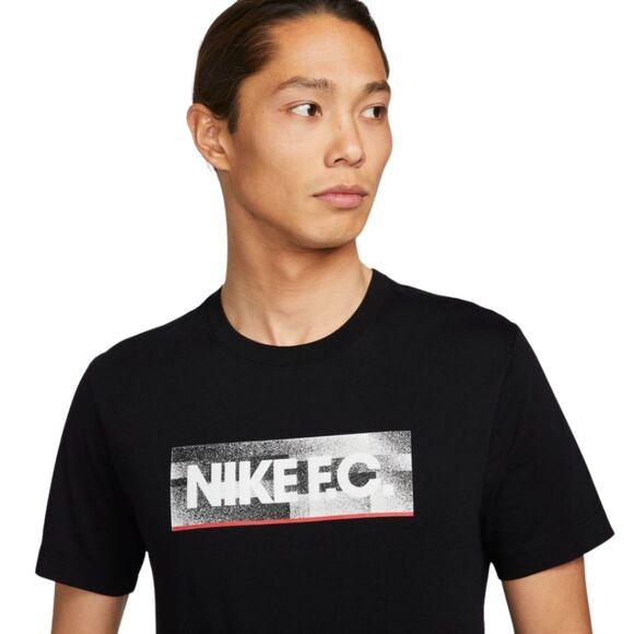 Koszulka męskie Nike NK Fc Tee Seasonal Block czarna DH7444 010