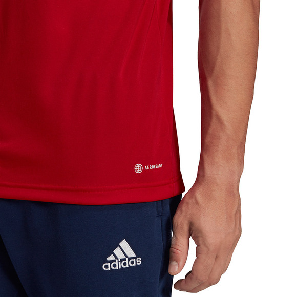 Koszulka męska adidas Entrada 22 Polo czerwona H57489