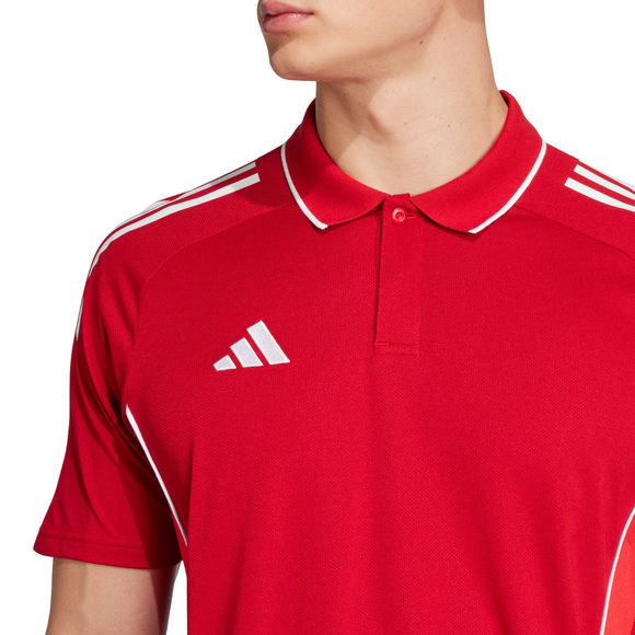 Koszulka męska adidas Tiro 25 Competition Polo czerwona JY1805