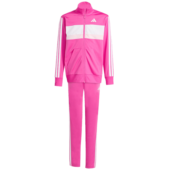 Dres dla dzieci adidas Seasonal Essentials Tiberio 3-Stripes Tricot różowy KS5519