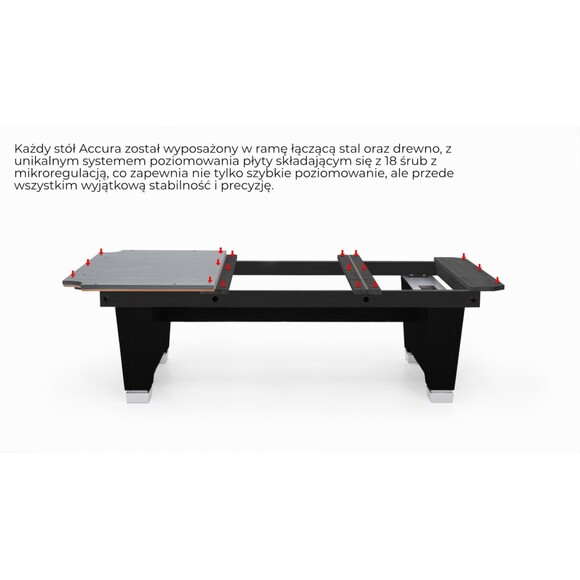 Stół bilardowy RASSON MR-sung HERO BLACK 9ft