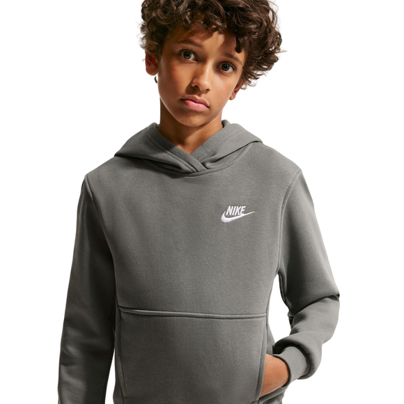Bluza dla dzieci Nike Sportswear Club Fleece szara FD3000 289
