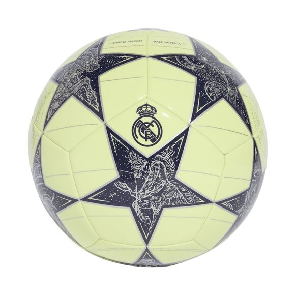 Piłka nożna adidas UCL Club Real Madryt żółto-szara JN7307