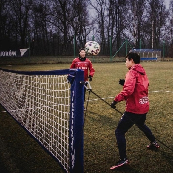 Zestaw do siatkonogi, siatkonoga na naturalną murawę