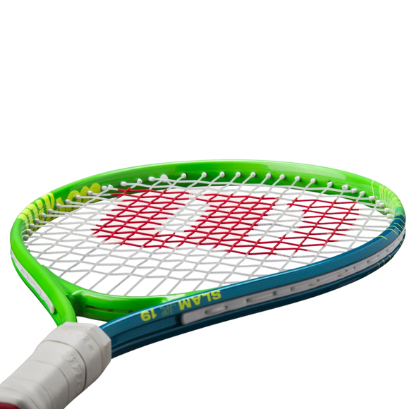Rakieta do tenisa ziemnego Wilson Slam Junior 19 Boys TNS RKT 3 1/2 zielona WR172110U