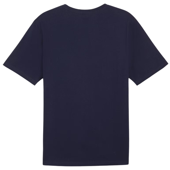 Koszulka męska Puma Team Rise Logo Jersey Cotton granatowa 658705 06