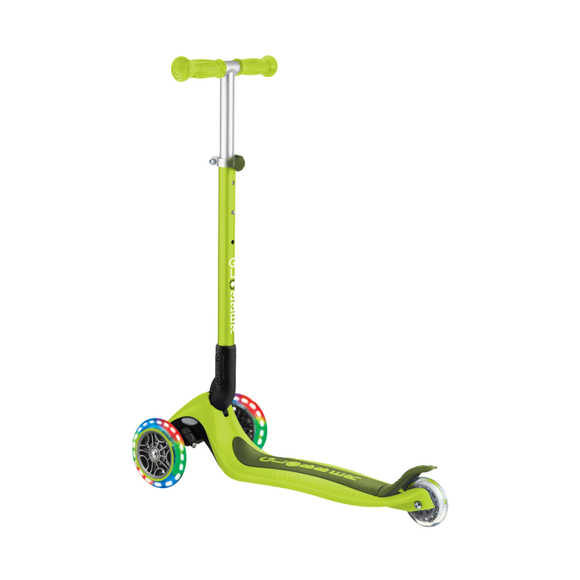 Hulajnoga SMJ Globber 3-kołowa 432-106-3 Primo Foldable Lights limonkowa
