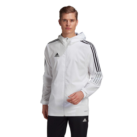 Bluza męska adidas Tiro 21 Windbreaker biała GP4966