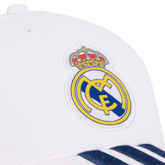 Czapka z daszkiem adidas Real Madryt biała KR2463