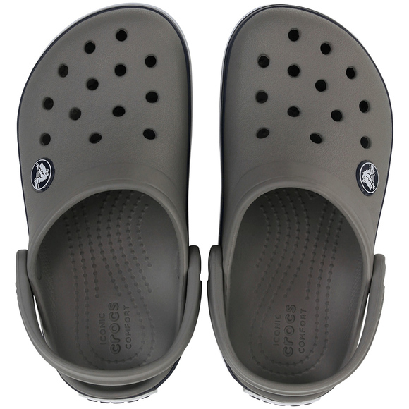 Chodaki dla dzieci Crocs Kids Toddler Crocband Clog szare 207005 05H 