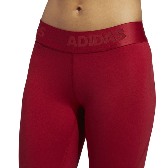 Legginsy damskie adidas Alpha Skin Sport Tight LT czerwone DX7566