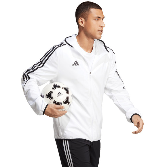 Kurtka męska adidas Tiro 23 League Windbreaker biała HZ9068