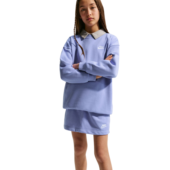 Bluza dla dzieci Nike Sportswear Club Fleece jasny fiolet FD2923 569