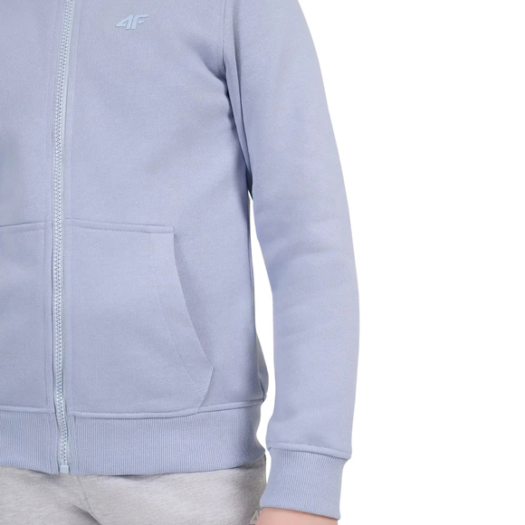Bluza dla dziewczynki 4F F2765 jasnoniebieska 4FJWAW26TSWSF2765 34S