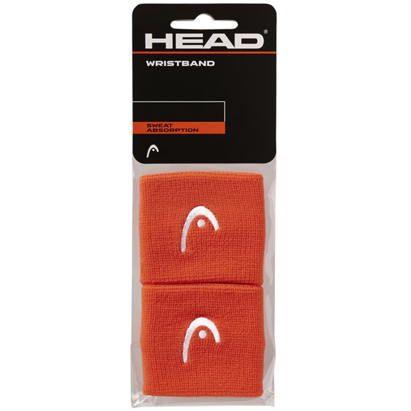 Frotki na rękę Head Wristband pomarańczowe 285050