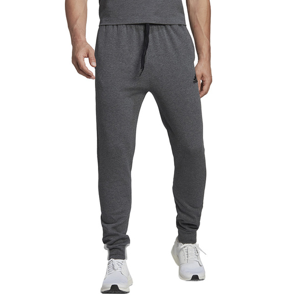 Spodnie męskie adidas Essentials Fleece Regular Tapered szare HL2243