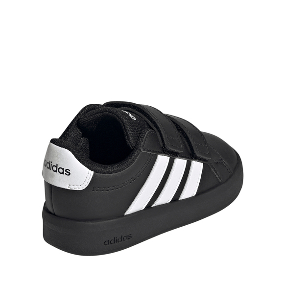 Buty dla dzieci adidas Grand Court 3.0 czarne KJ4371