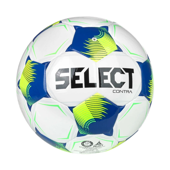 Piłka nożna Select FB Contra v26 FIFA Basic biało-niebiesko-żółta 120085