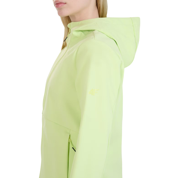 Kurtka damska softshell 4F F320 soczysta zieleń 4FWSS25TSOFF320 45S