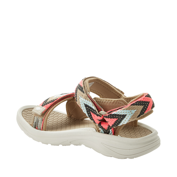 Sandały damskie Lee Cooper beż-fuksja LCW-26-34-4429LA