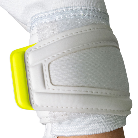 Rękawice bramkarskie Reusch Legacy '86 Advance biało-niebieskie 5670206 1089