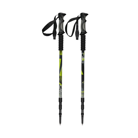 Kijki trekkingowe CMP Bern Trekking Poles zielono-czarne 3B36297 U911