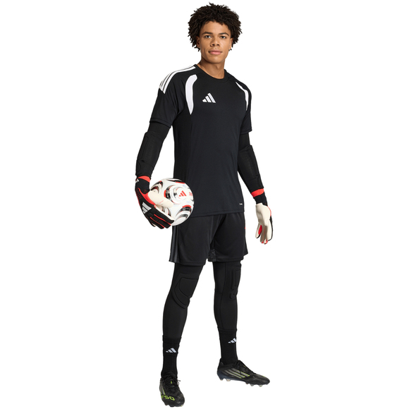 Legginsy bramkarskie męskie adidas Padded Goalkeeper Baselayer Long czarne JZ9224