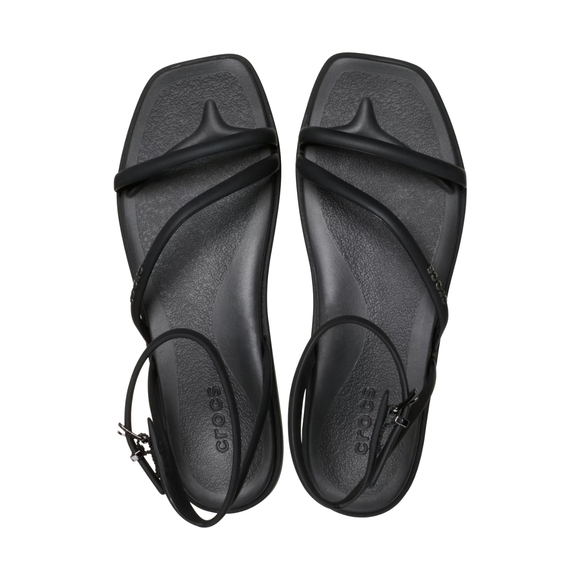 Sandały damskie Crocs Miami Ankle Strap czarne 212256 001
