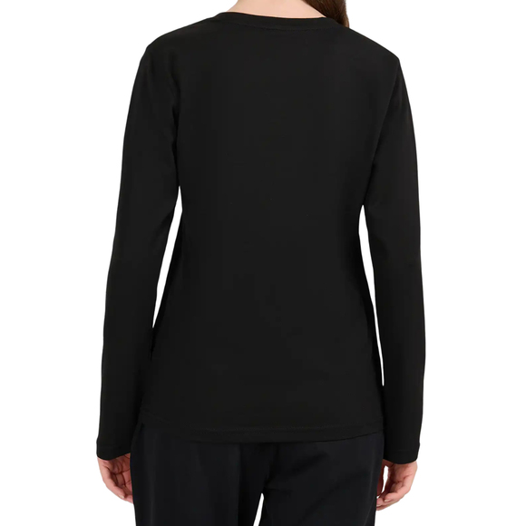 Koszulka damska 4F longsleeve F639 głęboka czerń 4FWMM00TLONF639 20S