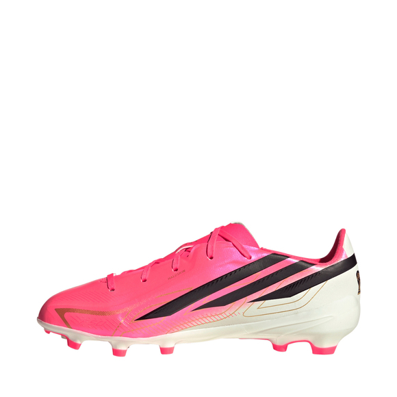Buty piłkarskie dla dzieci adidas F50 Hyperfast League FG różówe HQ5161