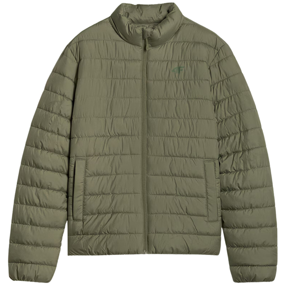 Kurtka męska puchowa 4F M597 khaki 4FWAW25TDJAM597 43S