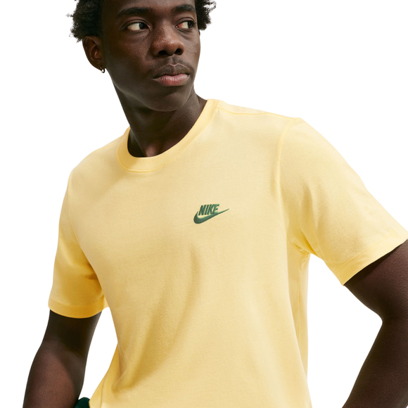Koszulka męska Nike Club Tee żółta AR4997 723