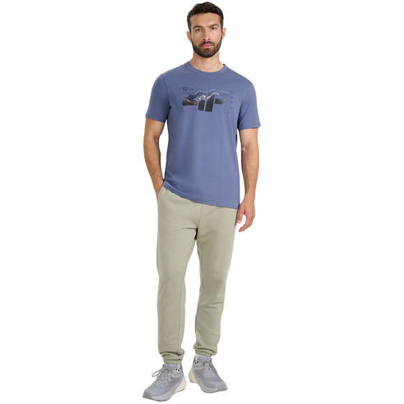 Koszulka męska 4F M2359 denim 4FWAW25TTSHM2359 32S