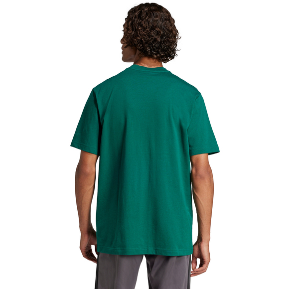 Koszulka męska adidas Essentials Small Logo Single Jersey zielona JF1096