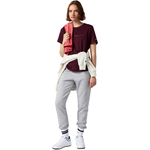 Koszulka damska Champion SS Tee bordowa 118382 RS522