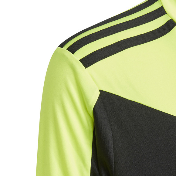 Bluza bramkarska dla dzieci adidas Squadra 21 Goalkeeper Jersey Youth czarno-limonkowa GN5794