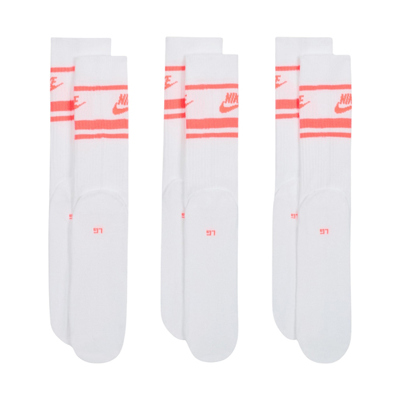Skarpety Nike NK Nsw Everyday Essential CR 3 pary białe DX5089 100