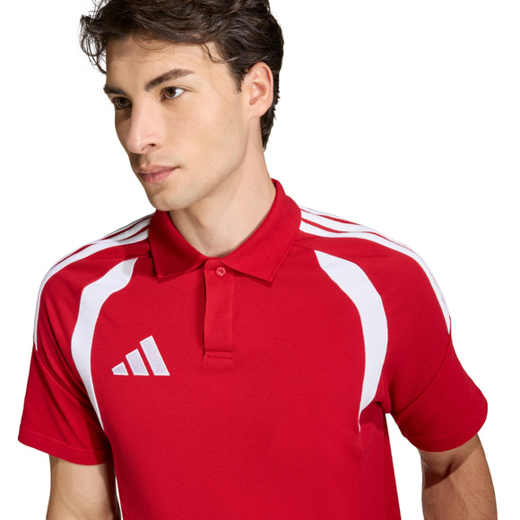 Koszulka męska adidas Tiro 26 League Polo czerwona KF3400