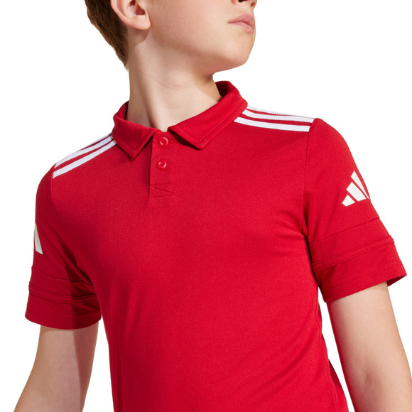 Koszulka dla dzieci adidas Squadra 25 Polo czerwona JY3411