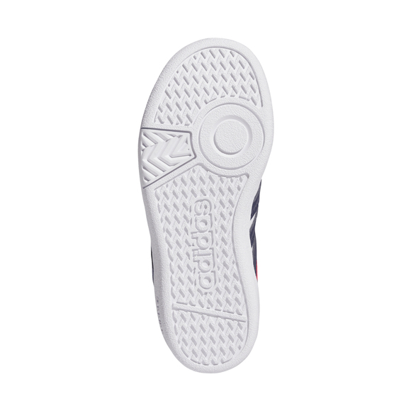 Buty dla dzieci adidas Hoops 4.0 CF biało-granatowo-czerwone JI3484