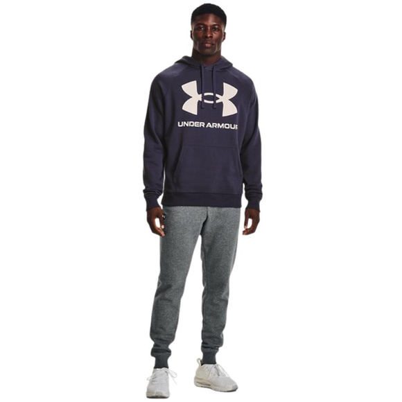 Bluza męska Under Armour Rival Fleece Big Logo HD fioletowa 1357093 558 