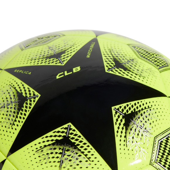 Piłka nożna adidas UCL Club 24/25 Knockout Stages żółto-czarna JH1282