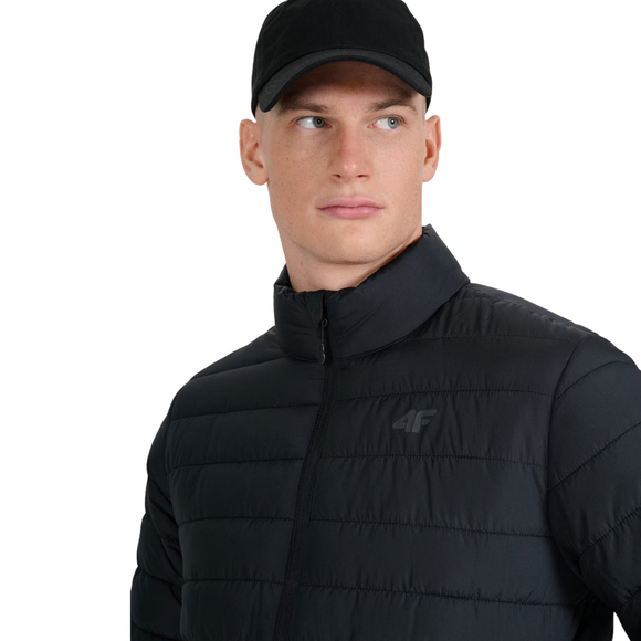 Kurtka męska puchowa 4F M597 głęboka czerń 4FWAW25TDJAM597 20S